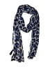 H&M 100% Polyester Animal Print Blue Scarf One size - photo 1