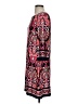 Echo Paisley Burgundy Casual Dress Size S - photo 5