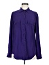 Antonio Melani 100% Polyester Solid Purple Long Sleeve Blouse Size M - photo 1