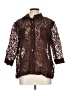 White Stag Brown 3/4 Sleeve Blouse Size 12 - photo 1