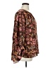Rose + Olive Floral Brown 3/4 Sleeve Blouse Size 1X - photo 4
