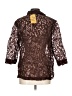 White Stag Brown 3/4 Sleeve Blouse Size 12 - photo 2