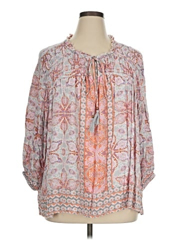Angie 3/4 Sleeve Blouse (view 1)