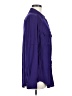 Antonio Melani 100% Polyester Solid Purple Long Sleeve Blouse Size M - photo 4