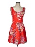 Divided by H&M Floral Red Cocktail Dress Size 12 - photo 1