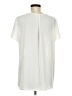 Pleione 100% Polyester Ivory Short Sleeve Blouse Size M - photo 2