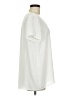 Pleione 100% Polyester Ivory Short Sleeve Blouse Size M - photo 4