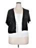 Kim Rogers 100% Acrylic Black Cardigan Size 2X - photo 1