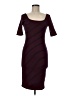 Popular Basics Stripes Burgundy Casual Dress Size M - photo 1