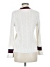 Minnie Rose Chevron-herringbone White Pullover Sweater Size M - photo 2