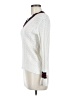Minnie Rose Chevron-herringbone White Pullover Sweater Size M - photo 5