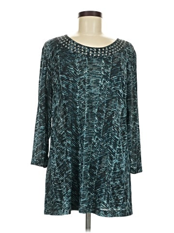 Effortless Style by citiknits 3/4 Sleeve Top (view 1)