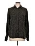 Amaryllis 100% Polyester Print Green Long Sleeve Blouse Size L - photo 1