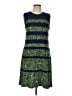 MICHAEL Michael Kors Graphic Green Cocktail Dress Size L - photo 1