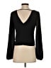 Lulus 100% Polyester Black Long Sleeve Blouse Size S - photo 2