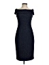 Eliza J Tweed Blue Cocktail Dress Size 2 - photo 1