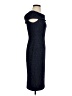 Eliza J Tweed Blue Cocktail Dress Size 2 - photo 4