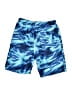 Lands' End 100% Polyester Tie-dye Blue Board Shorts Size 10-12 - photo 2