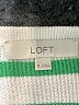 Ann Taylor LOFT 100% Cotton Stripes Green Pullover Sweater Size M - photo 7