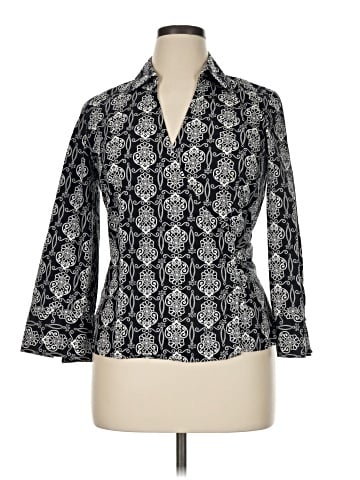 Ann Taylor Factory 3/4 Sleeve Blouse (view 1)