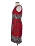 Talbots 100% Polyester Paisley Burgundy Cocktail Dress Size 8 Petite - photo 5