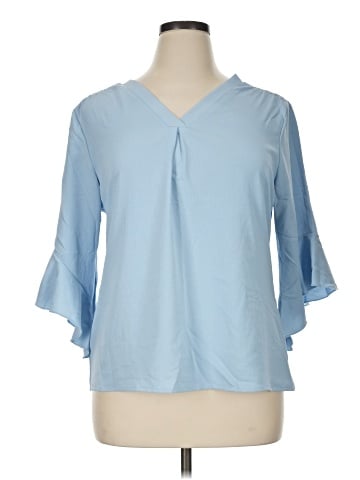 Blooming Jelly 3/4 Sleeve Blouse (view 1)