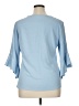 Blooming Jelly Blue 3/4 Sleeve Blouse Size XL - photo 2
