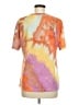 Shein 100% Polyester Tie-dye Orange Short Sleeve T-Shirt Size 6 - photo 2