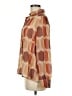 Tramp 100% Polyester Color Block Orange Long Sleeve Blouse Size M - photo 5
