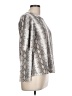 Ava James Animal Print Silver Pullover Sweater Size L - photo 4