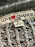 Love Change 100% Acrylic Metallic Gray Pullover Sweater Size S - photo 7