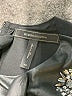 BCBGMAXAZRIA 100% Polyurethane Black Sleeveless Blouse Size XS - photo 7