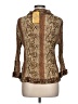 PIANO 100% Polyester Brown 3/4 Sleeve Blouse Size L - photo 2