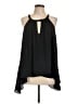 Venus 100% Polyester Black Sleeveless Blouse Size L - photo 1