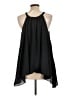 Venus 100% Polyester Black Sleeveless Blouse Size L - photo 2