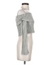 Romwe 100% Polyester Gray Long Sleeve Top Size S - photo 4