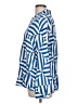 Autograph Print Blue Long Sleeve Blouse Size 12 - photo 5
