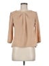 A'gaci 100% Polyester Tan 3/4 Sleeve Blouse Size M - photo 1
