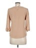 A'gaci 100% Polyester Tan 3/4 Sleeve Blouse Size M - photo 2