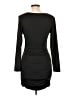 Unbranded Solid Black Cocktail Dress Size L - photo 2