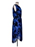 Ann Taylor Print Blue Cocktail Dress Size M - photo 4
