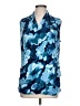 Tommy Bahama Blue Sleeveless Blouse Size L - photo 1
