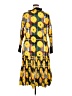Assorted Brands Print Yellow Casual Dress Size 1X - photo 2