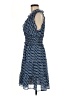 Max Studio 100% Polyester Paisley Blue Cocktail Dress Size M - photo 5