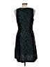 Ann Taylor LOFT Animal Print Teal Cocktail Dress Size 8 - photo 2