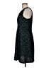 Ann Taylor LOFT Animal Print Teal Cocktail Dress Size 8 - photo 5