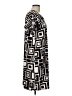 Chico's Graphic Black Casual Dress Size Lg (2) - photo 4