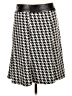 Sunny Leigh Houndstooth Black Casual Skirt Size 12 - photo 2