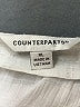 Counterparts 100% Polyester White Short Sleeve Blouse Size XL - photo 7