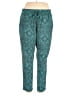 Coldwater Creek Print Teal Casual Pants Size 16 - photo 1